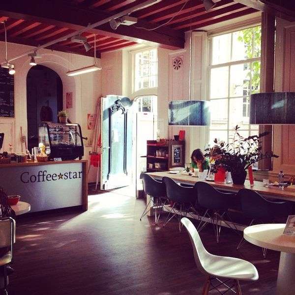 Coffee star Library Haarlem