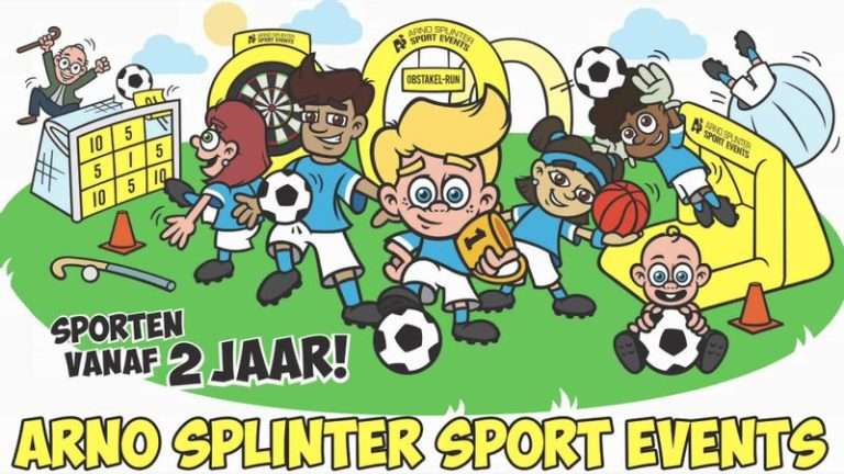 Kinderfeestje met sporten bij Arno Splinter Almere
