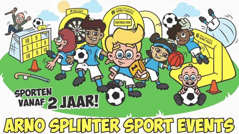 Kinderfeestje met sporten bij Arno Splinter Almere