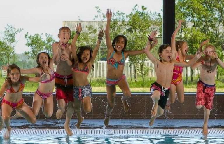 Swimming party at Bijlmer Sportcentrum