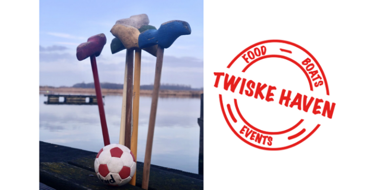 Boerengolf spelen met de kinderen bij Twiske Haven Oostzaan