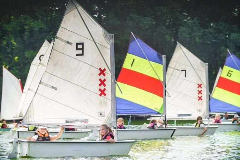 Zeilfeestje bij Watersportcentrum Sloterplas