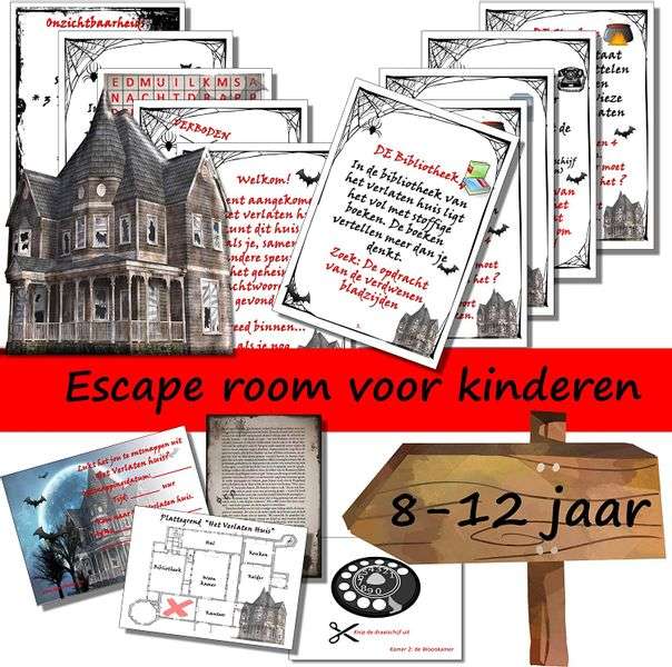 Feestje thuis met escape room of speurtocht