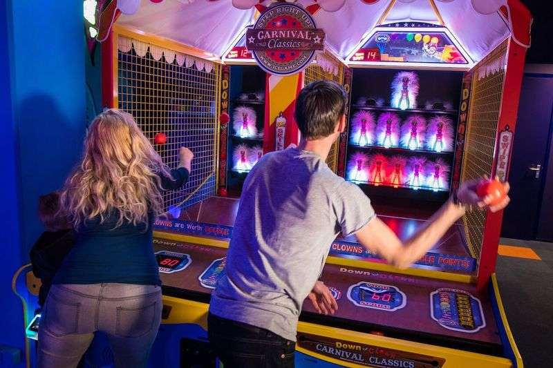 Indoor gaming at The Game Box Almere