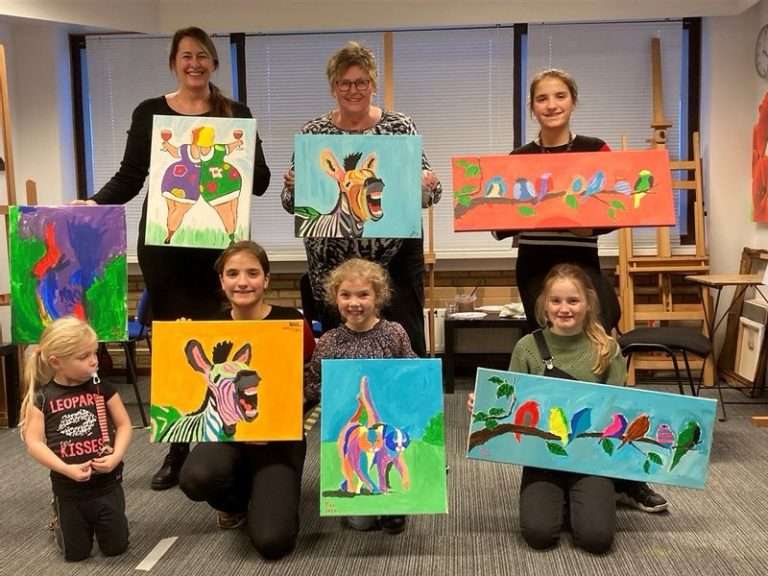 Creative family workshop at Art Studio Linda
