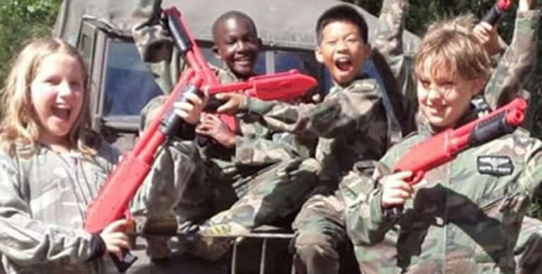Paintball voor stoere kids in Spaarnwoude Park