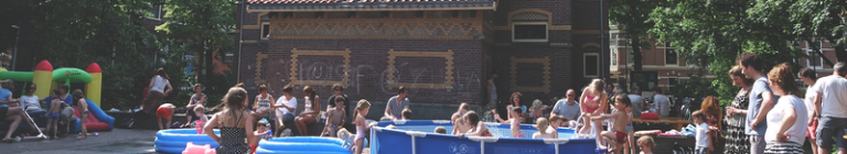 The Badhuis in the Leidsebuurt of Haarlem