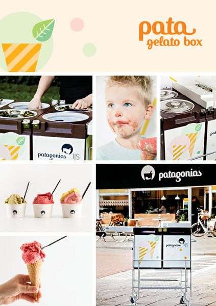 Ice cream and ice cream cakes at Patagonias in Amstelveen