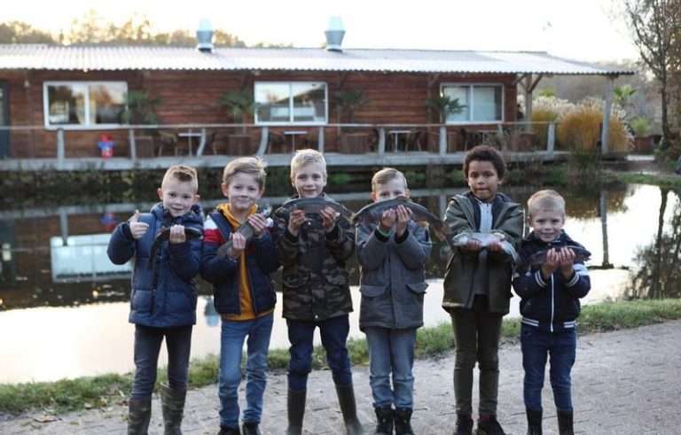 Kinderfeestje: Vissen bij Toms Creek Lelystad