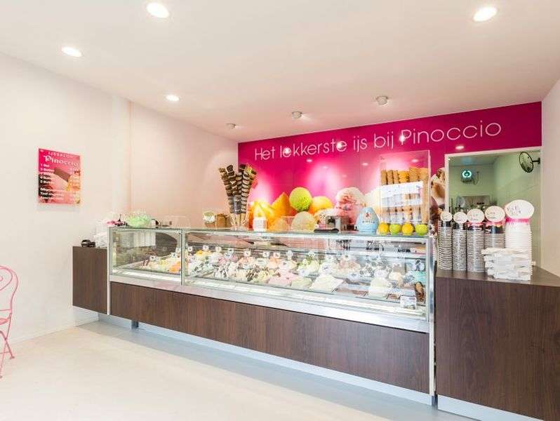 Ice cream parlor Pinoccio in Schoorl, Bergen and Heiloo