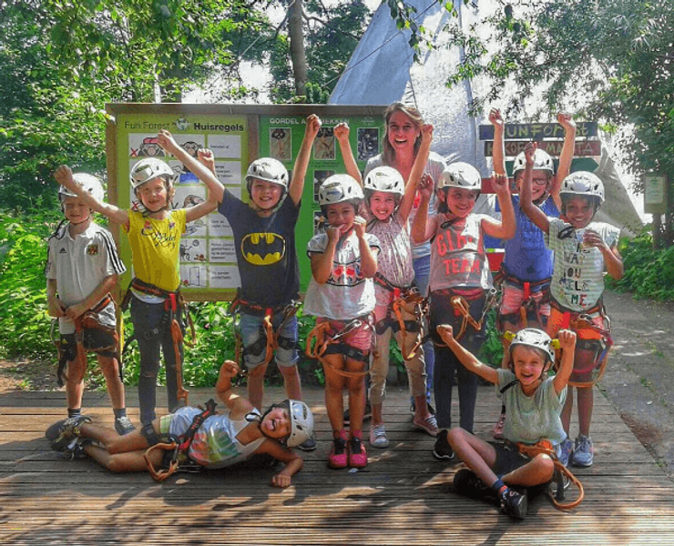 Kinderfeestje bij Klimpark Fun Forest