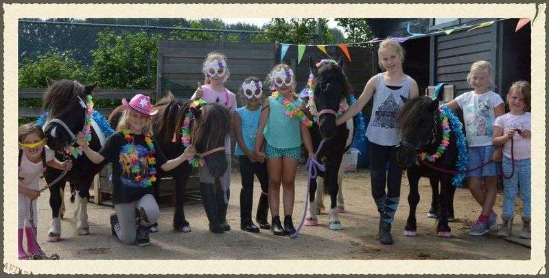 Children’s parties with ponies at the Gouwe Stal in Oostwoud