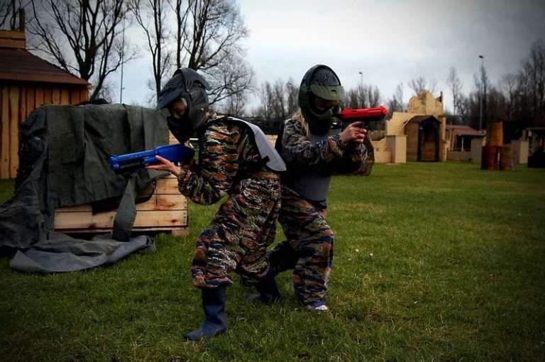 Paintball or laser tag party at Paintball Jungle