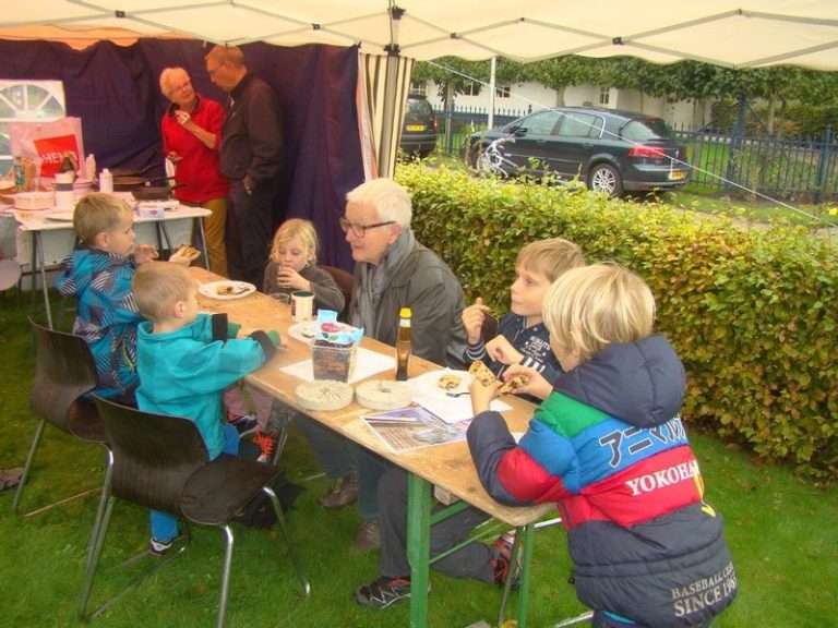 Kinderfeestje in Molen De Hoop in Den Oever