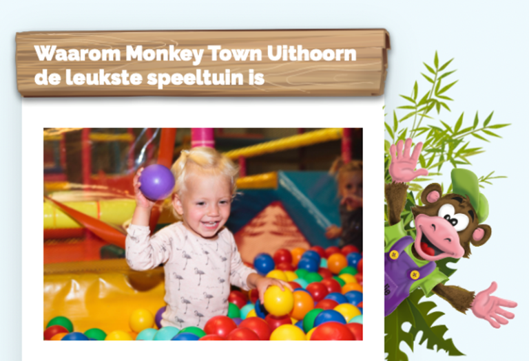 Indoor speelparadijs Monkey Town Uithoorn