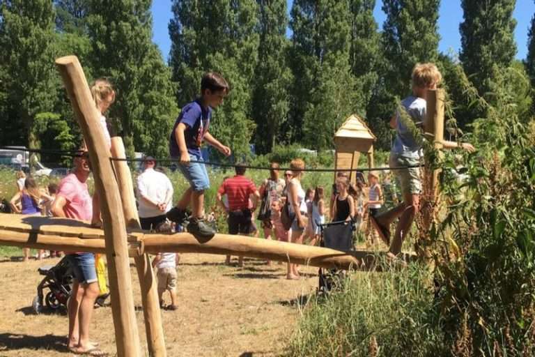 Natuurspeeltuin de Paddenpoel in de Haarlemmer Kweektuin