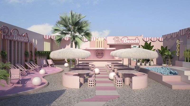 Pink Beach in Amsterdam