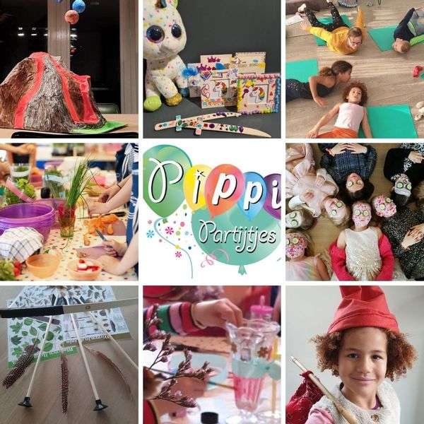 Original children's party at your home with Pippi parties