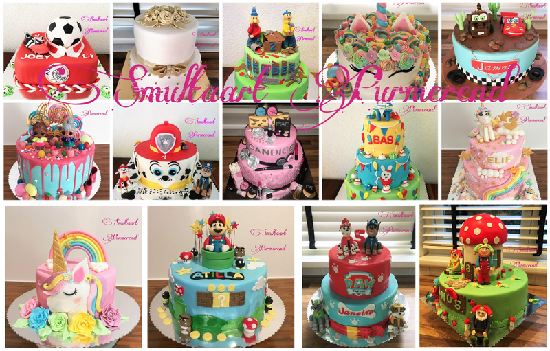 Beautiful children’s cakes at Smultaart Purmerend
