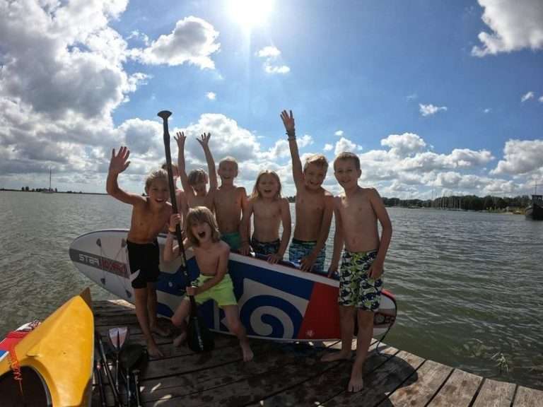 SUP kinderfeestje in Monnickendam