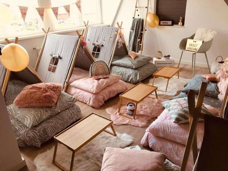 Dream Teepee Slumber Party
