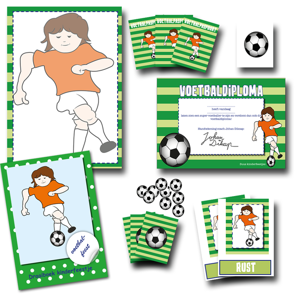 Voetbal kinderfeestje thuis vieren