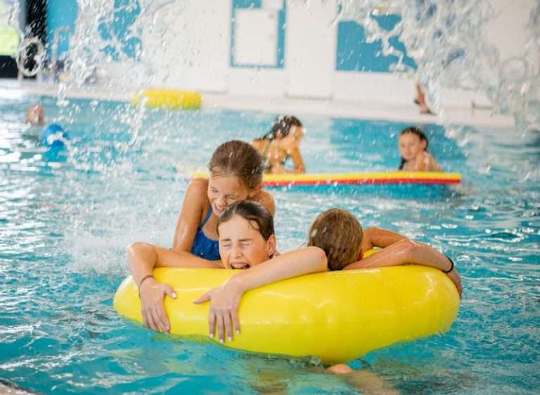 Swimming party at De Meent Huizen